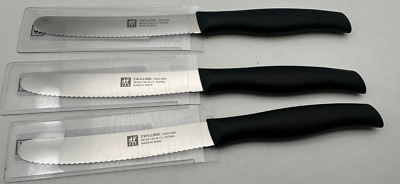 3x Zwilling Twin Grip Küchenmesser Universalmesser 12 cm Wellenschliff scharf