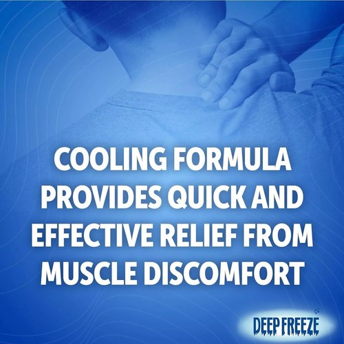 3x Deep Freeze Pain Relief Cold Gel - 35g |COOLING | SPRAINS | JOINT | MUSCLE | - Picture 6 of 17