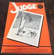 November 1941 JUDGE Humorous Magazine, Humor & Satire