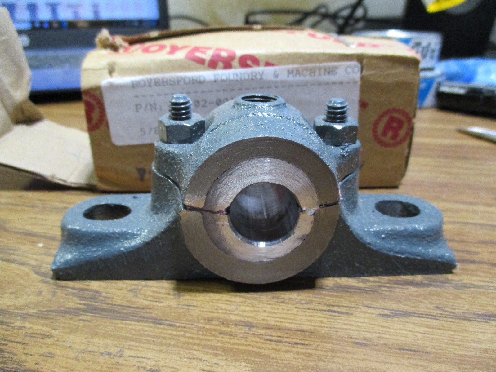 60020010 ROYERSFORD FOUNDRY 5/8" SPLIT JOURNAL BEARINGBABBITT eBay