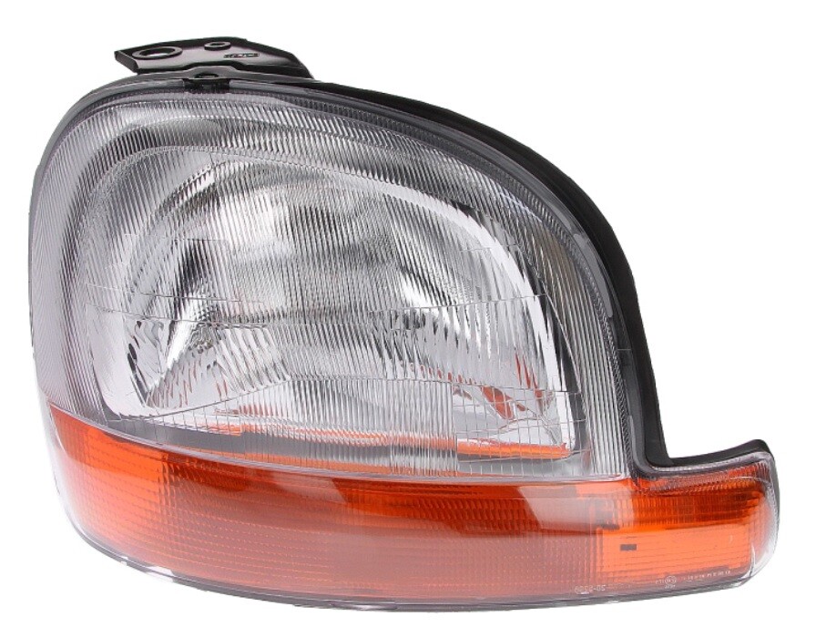 Phare avant droit H4 résistant au jaunissement pour Renault Kangoo 1996-2003