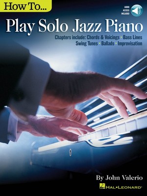 How to Play Solo Jazz Piano Instruction Book and Audio NEW 000147731