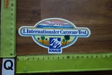 Old Sticker Camping Caravan Motorhome Knaus (QA)