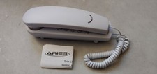 ARIES Trim Line Corded Telephone Trimline Phone Mute Flash Redial Wall-Mount