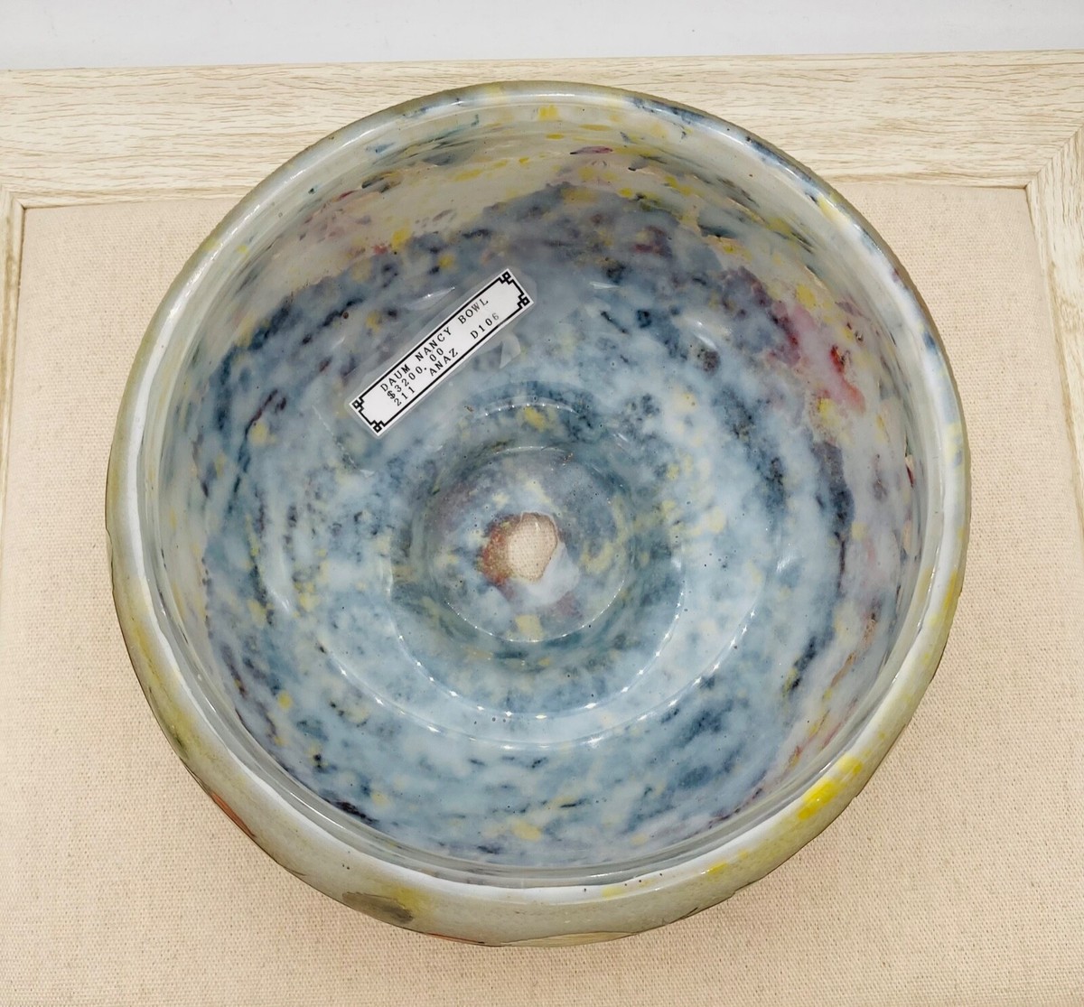 Antique Signed ~ Daum Nancy Art Glass Bowl ~ Art Nouveau | eBay