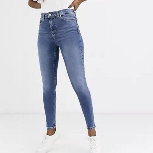Jean Topshop MOTO Jamie Bleu Taille W25 L30 - Occasion Très Bon état