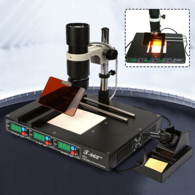 #ad IR BGA Rework Station Infrared Heating Reballing Repair Soldering Tool T 862 $187.84