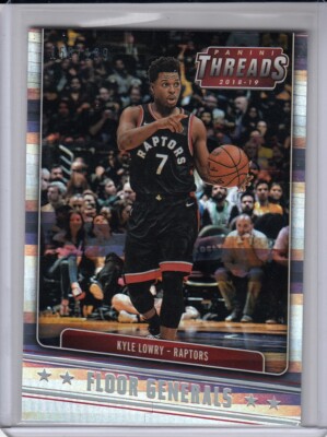 2018-19 Panini Threads Kyle Lowry Floor Generals #150/199 Raptors card #8
