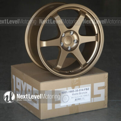 9SIX9 19x8.5 5x114.3 +35 MATTE BRONZE TE37 STYLE WHEELS FITS CAMRY TL TSX TLX