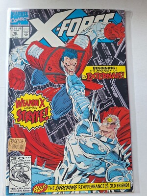 *X-Force* #10 Hi-Grade Rare Rob Liefeld Marvel Comics 1992 Nm Featuring DEADPOOL