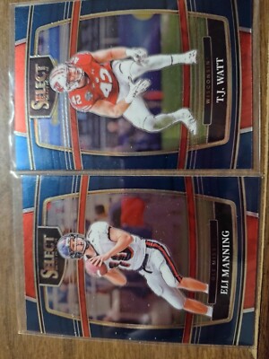 Eli Manning & T.J Watt Panini #34&91