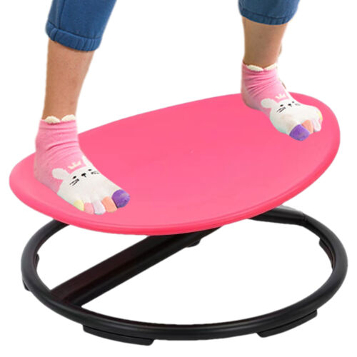 Autistic Kids Spinning Chair 220 lbs Non Slip Sensory Swivel Chair Pnk - Picture 5 of 11
