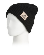 Adidas Men's Pine Knot Fold Beanie Black
