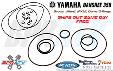 Yamaha Banshee 350 BPRATV Cool Head Domes Orings O-rings BROWN VITON O-Ring Kit