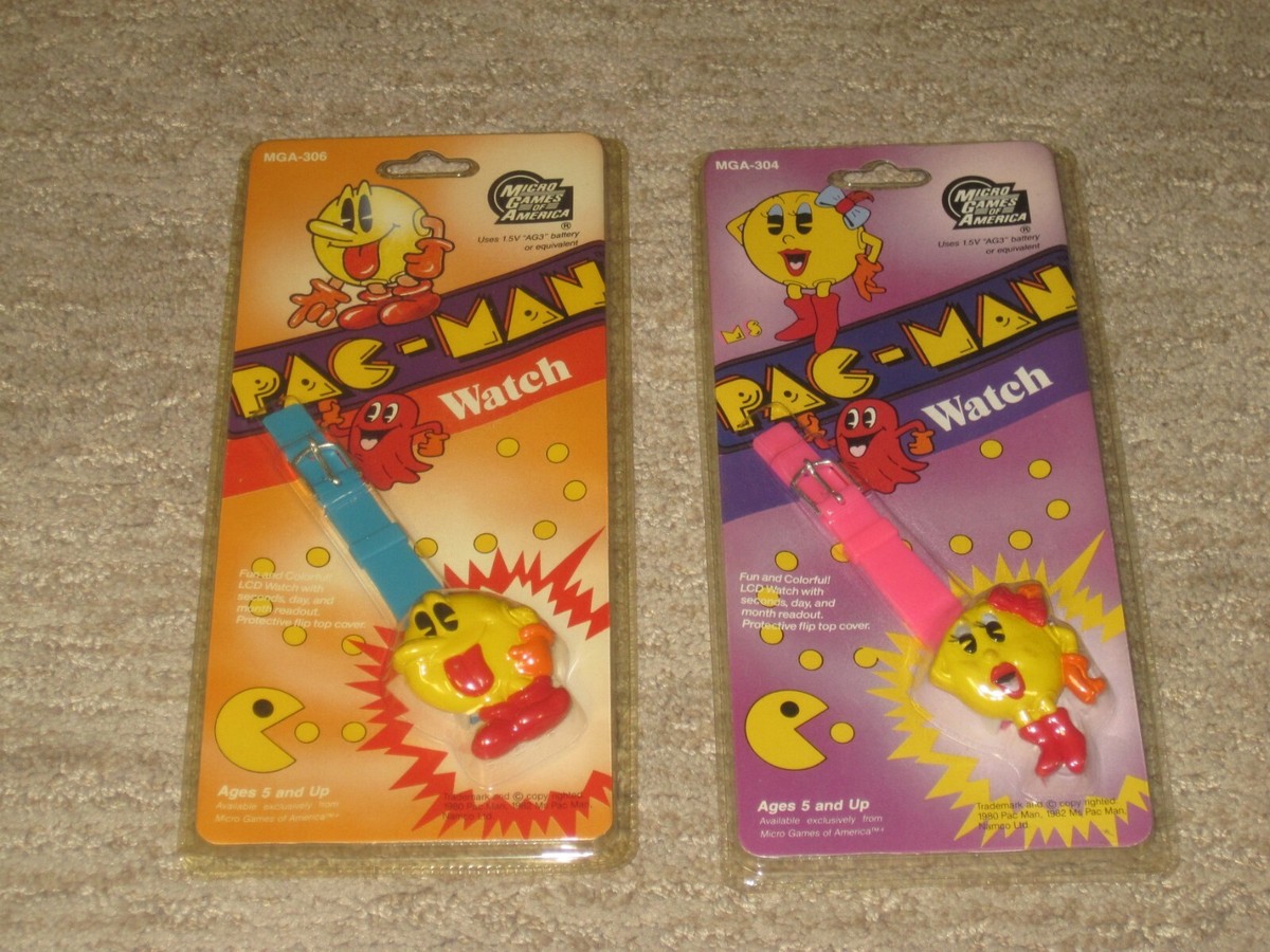 ① micro games of america ms pacman 1990's Pac-Man & Ms PacMan MGA Micro Games of America LCD