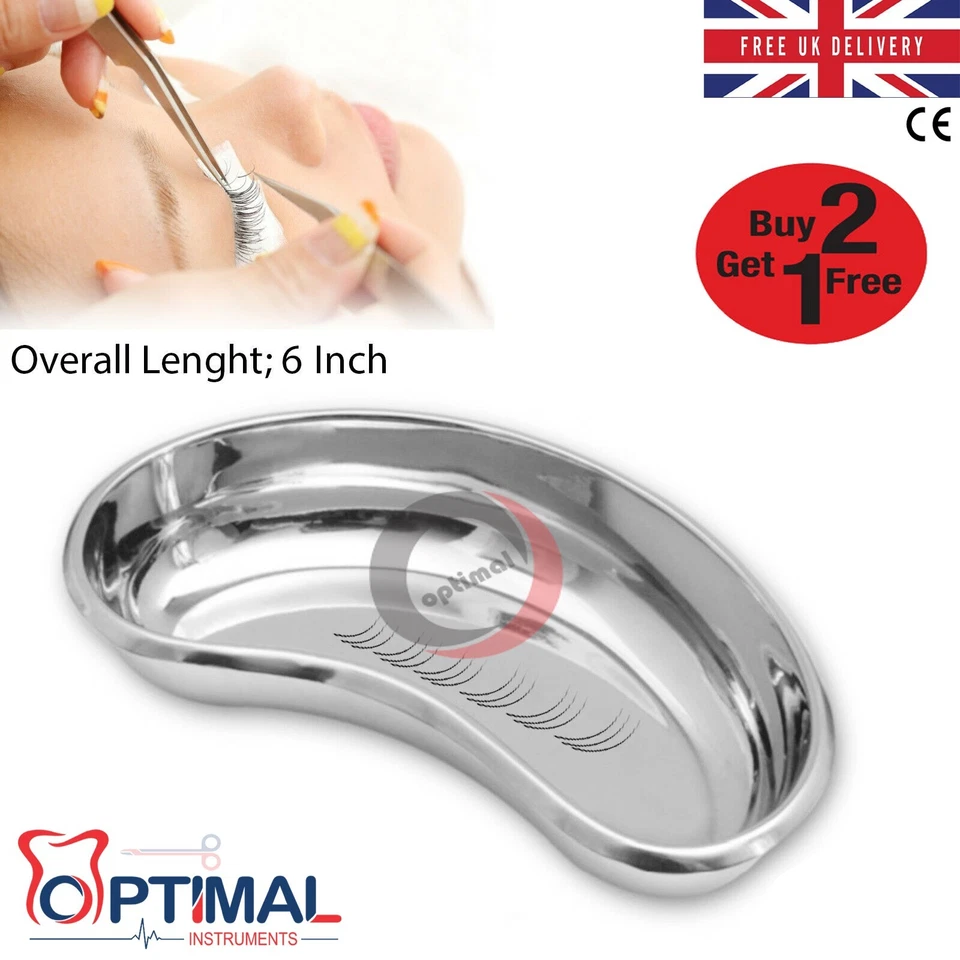 OPTIMAL INSTRUMENTS LTD Professional Surgical KIDNEY TRAY DISH BASIN Stainless Steel - 6" KIDNEY TRAY