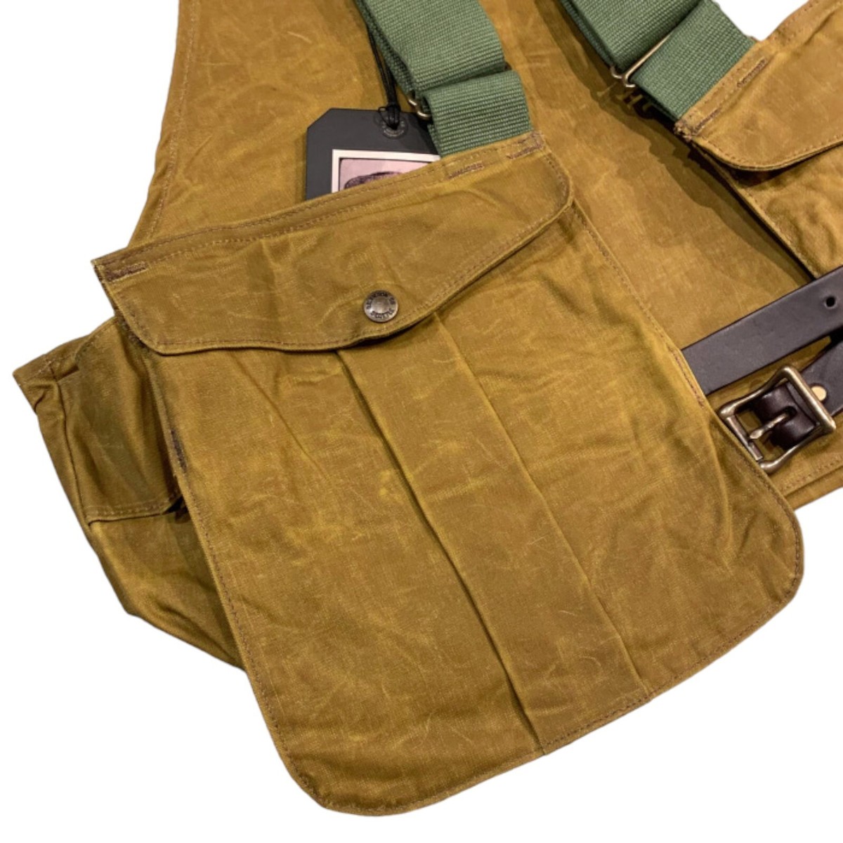 Filson Tin Cloth Game Bag 15oz Regular Dark Tan Bridle Filson Tin Cloth Game Bag 15oz Regular Dark Tan Bridle