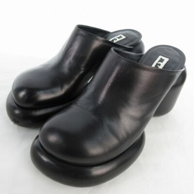 Jil Sander 22SS Block Heel Smooth Leather Volume Sole