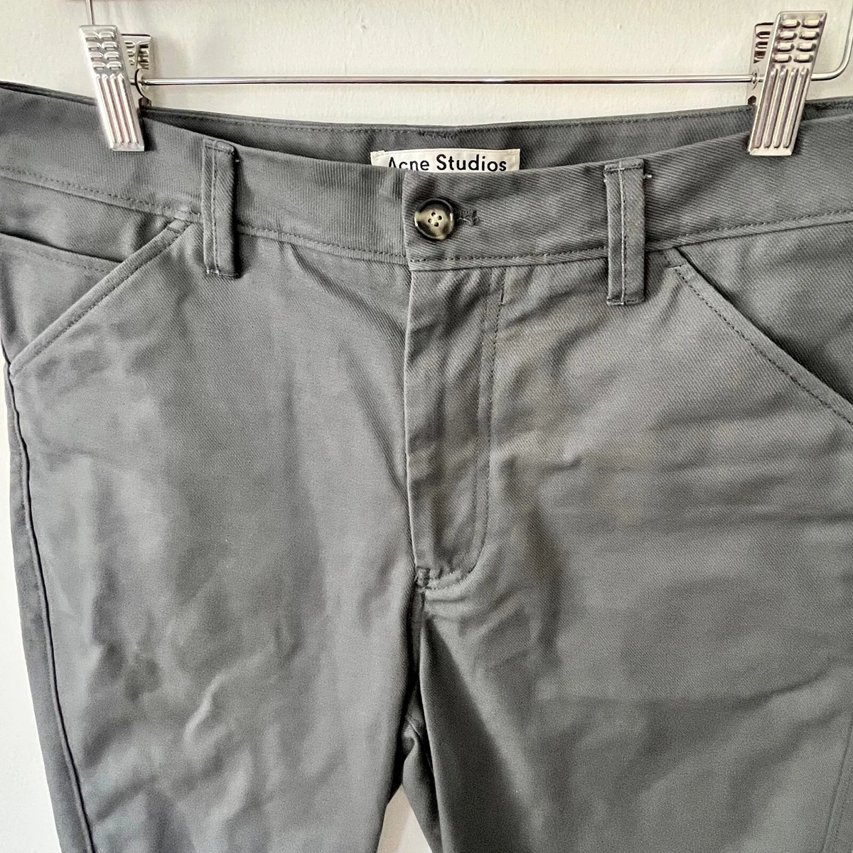 Acne Studios AW17 Allan Grey Twill Workwear Pants sz 46 | eBay