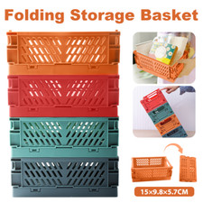 8stk Klappbox Klappbar Einkaufs Korb Kiste Falt Stapel Box Klappkiste Transport