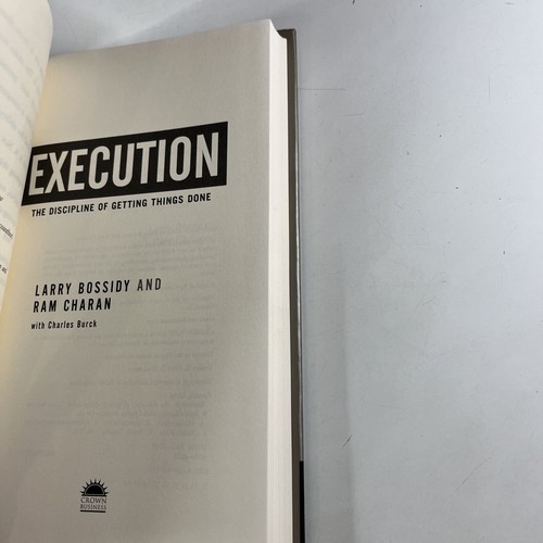 Execution Discipline Getting Things Done Larry Bossidy Hardcover Business Book - Picture 4 of 15