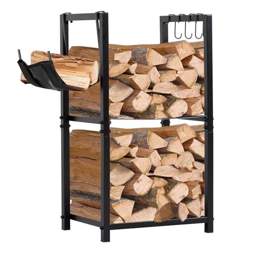 NALONE Firewood Rack Indoor Small Outdoor Firewood Log Storage