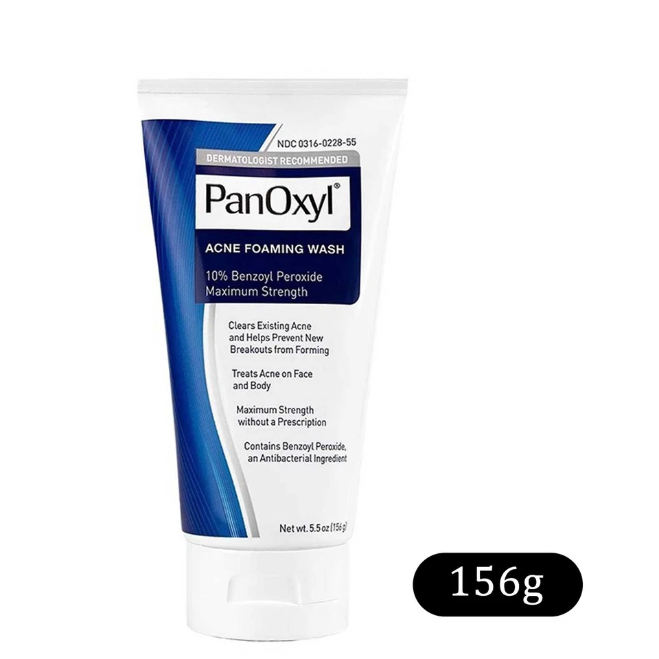 1/2/3Pcs Acne Foaming Wash, Face & Body, 10% Benzoyl Peroxide - 156g - image 3 of 4