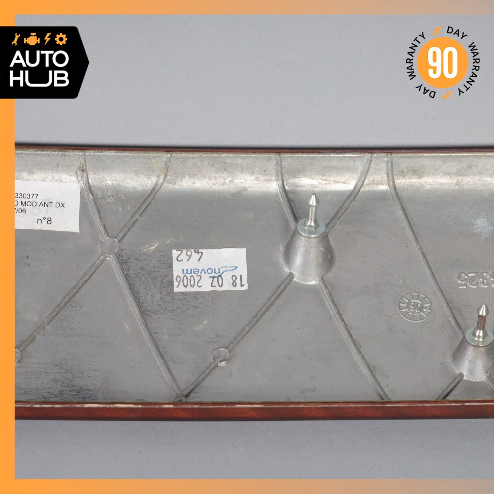 03-13 Maserati Quattroporte M139 Front Right Side Door Panel Trim Panel Wood OEM
