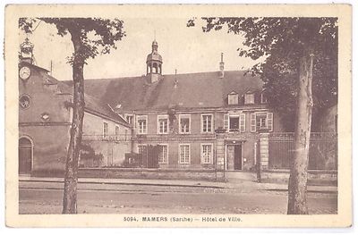 CPSM PF 72 - MAMERS (Sarthe) - 5094. Hôtel de Ville