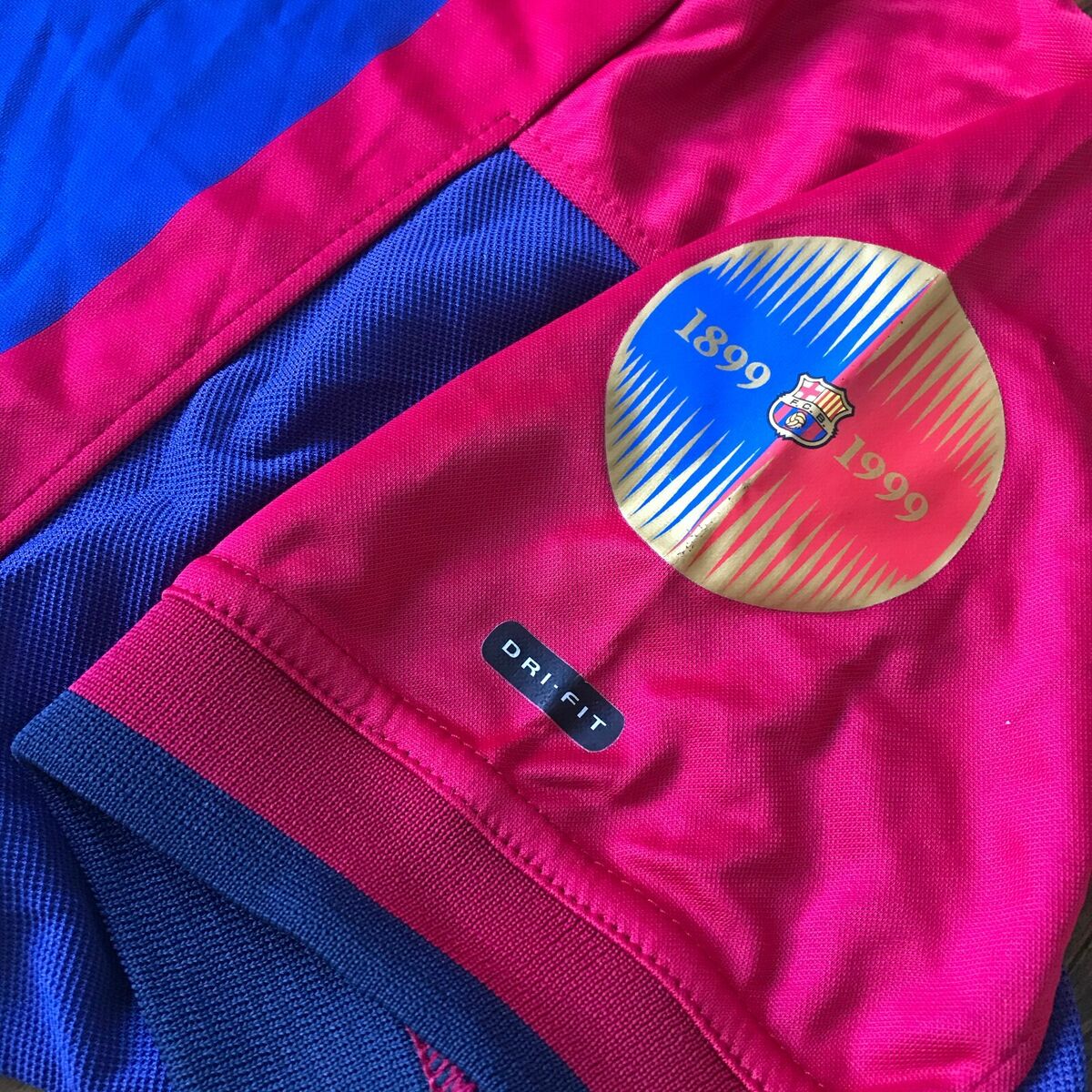 FC Barcelona 2000 Nike Centenary shirt Dri Fit. Xavi, Puyol FC Barcelona 2000 Nike Centenary shirt Dri Fit. Xavi, Puyol