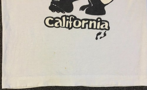 Vtg 80s 90s Kids Kissing Pandas Faded Shirt L California Animal Funny Beach Surf - Picture 4 of 18