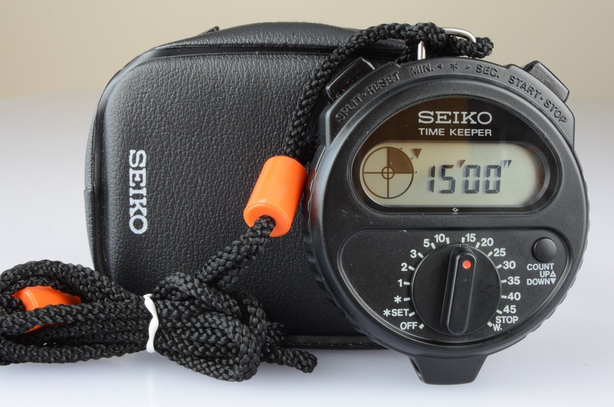Cronometro SEIKO SVAX001 Ufficiale Con Indicatore Batteria - Per Musica E Sport