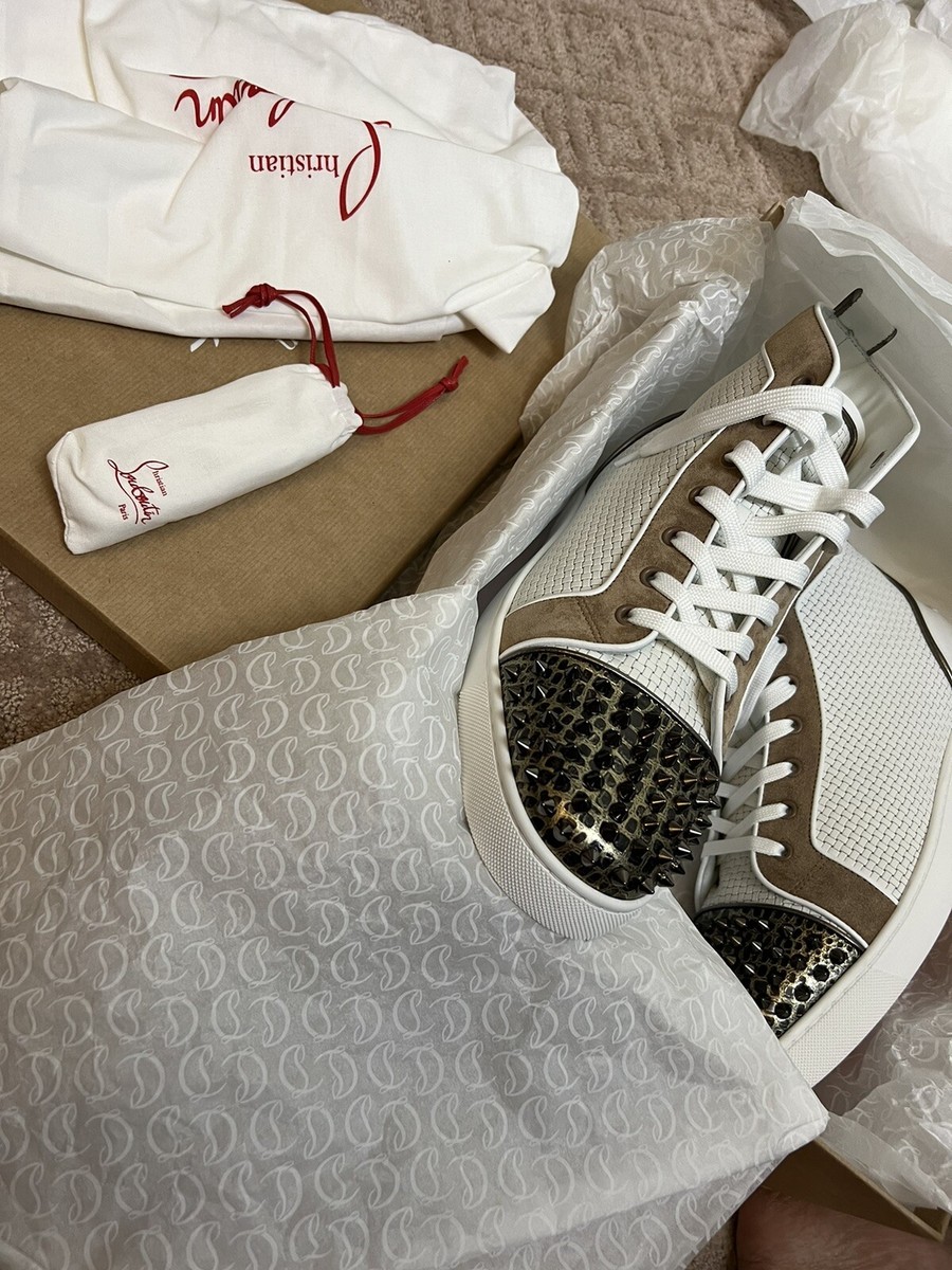 Christian Louboutin New $1,145 Sneakers Shoes Trainers 45 - 12