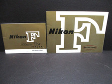 Nikon F and Photomic FTN finder instruction books. Both in English. 1969/67