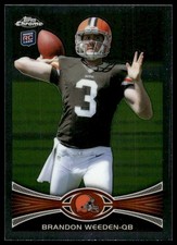 Brandon Weeden Rookie RC 2012 Topps Chrome #79 Cleveland Browns