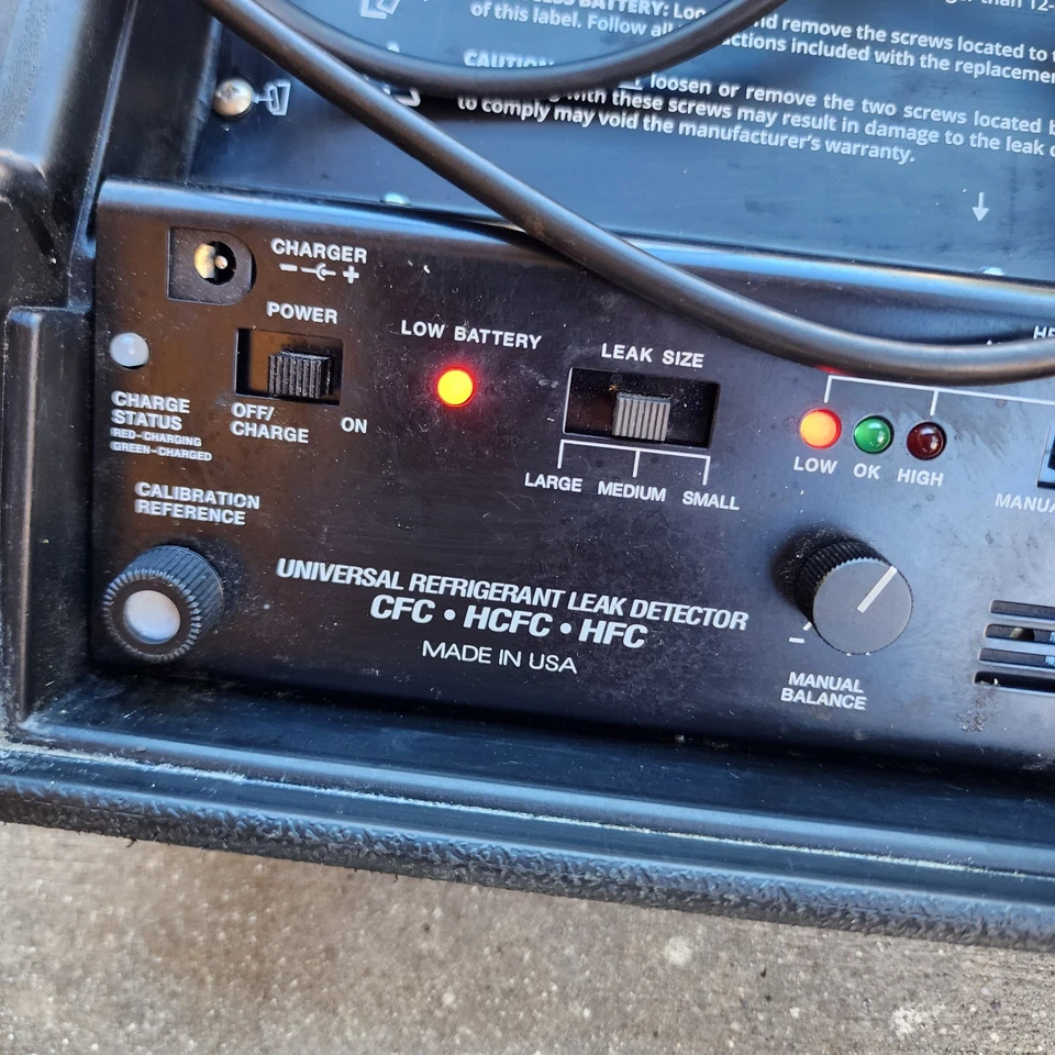 Detector de fugas de refrigerante Bacharach H-10 PRO CFC HCFC HFC usado Foto 3 de 4