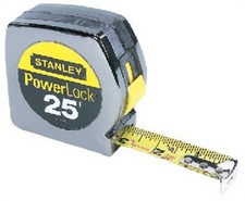 STANLEY PowerLock 25 ft. L X 1 in. W Compact Tape Measure 1 pk