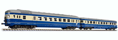 LILIPUT L133131 5146 204-2 + 6546 208-7 ÖBB blue/cream logo flatsch livery