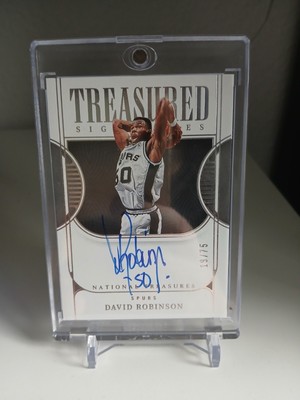 David Robinson On-card Auto /75 2022-23 Panini National Treasures