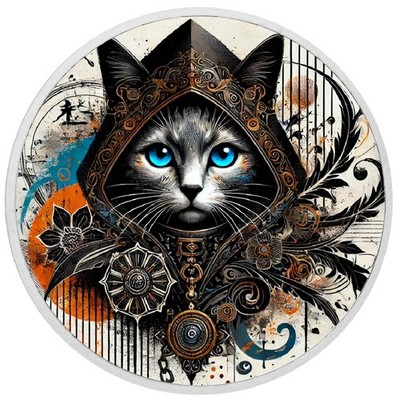  Verzauberte Augen: Die mystische Katzen-Farbmünze