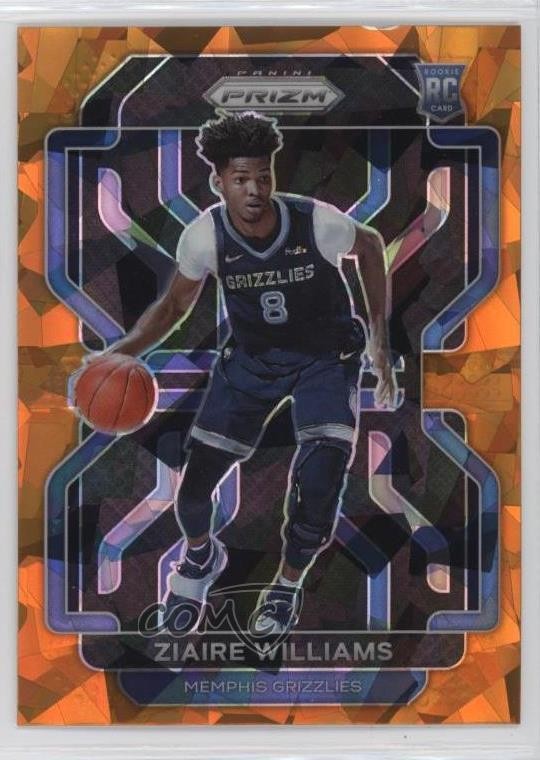 2021-22 Panini Prizm Orange Ice Prizm Ziaire Williams #313 11es