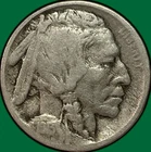 1913 Raised Ground Buffalo Nickel Very Good VG Coin #37175