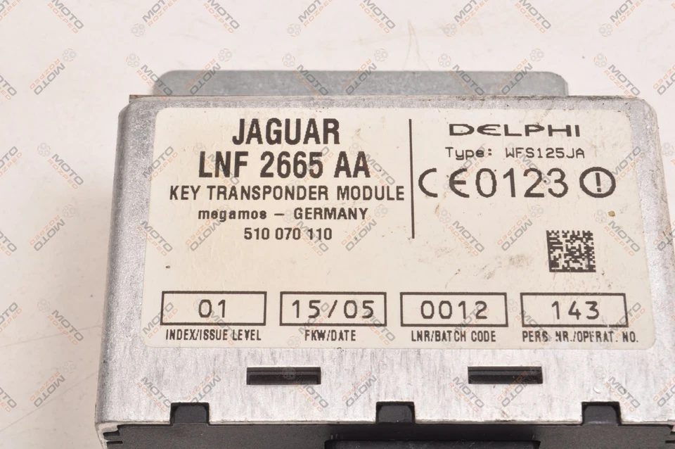 JAGUAR XK8 X100 Modulo Trasmettitore Chiave Unità LNF2665AA - Immagine 2 di 4