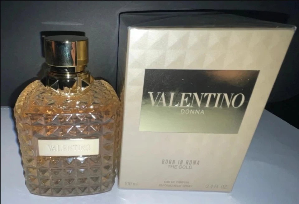 Perfume para mujer Valentino Born In Roma The Gold EDP 100 ml ~ 3,4 oz nuevo Foto 3 de 4