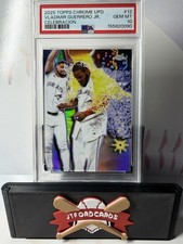 VLADIMIR GUERRERO JR 2025 Topps Chrome Update Celebracion Blue Jays PSA 10