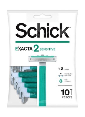 Schick Exacta2 Sensitive Disposable Razor (10 Count)