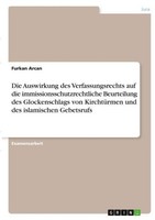 Die Auswirkung Des Verfassungsrechts Auf Die Immissionsschutzrechtliche Beurteil