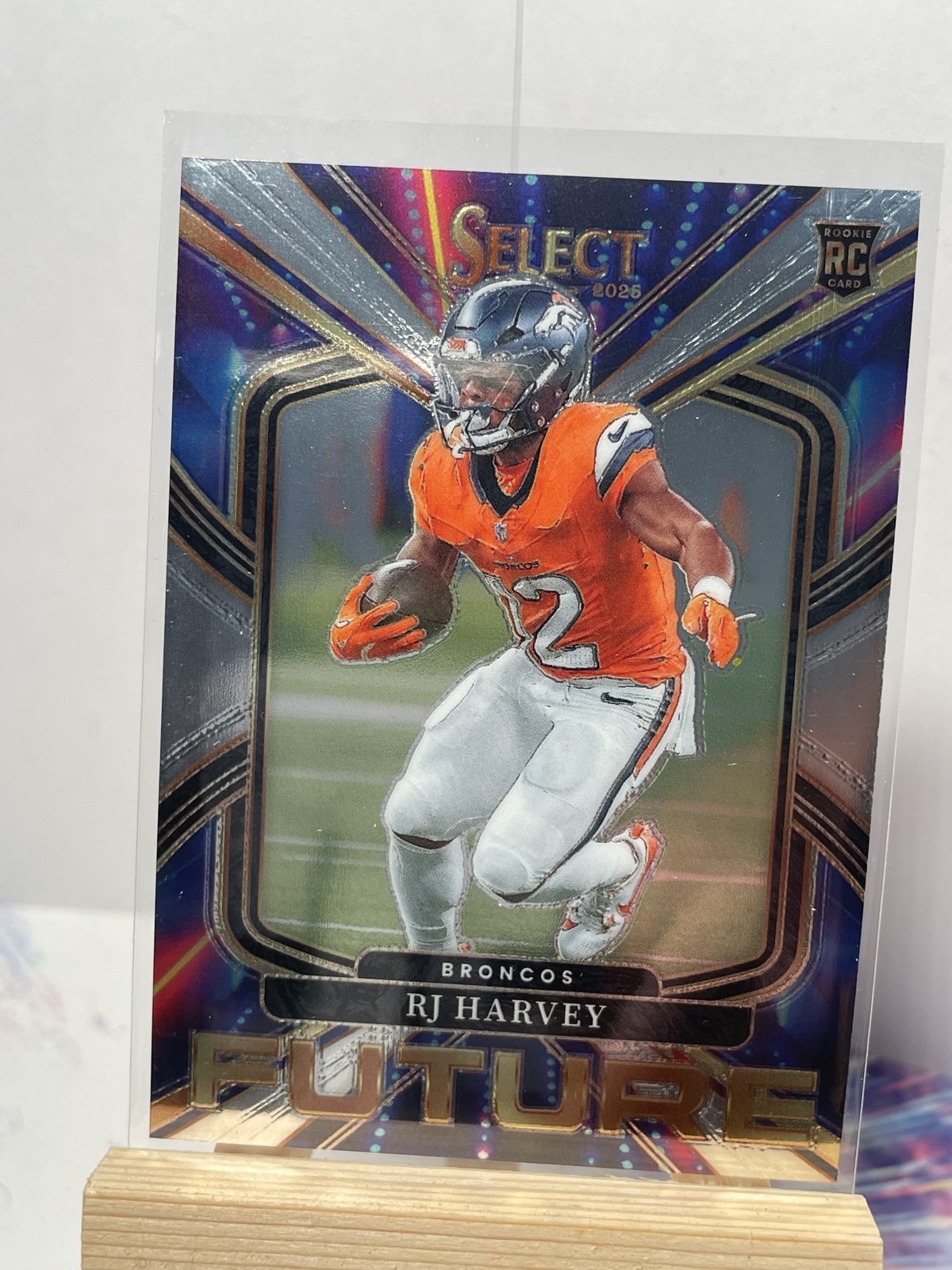 2025 Panini Select - Select Future RJ Harvey #5 (RC)