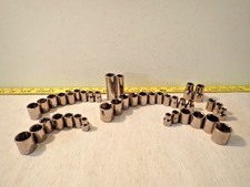 Craftsman G2 Line 38pc SAE & Metric 3/8" Drive 6 & 12 point Sockets made in USA