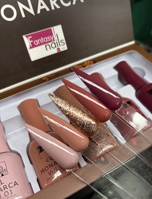 Colección De Geles Monarca Vol 1 De Fantasy Nails. 5 Colores